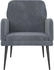 vidaXL Sessel Dunkelgrau 62x79x79 cm Samt 62x79x79 cm (351405)