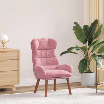 vidaXL Entspannungssessel Rosa Samt (42001891)