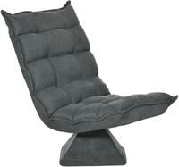 HOMCOM - Bodenstuhl - 62L x 70B x 95H cm - grau