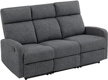 HomCom Relaxsessel 3 Sitzer Fernsehsessel (83B-377) grau