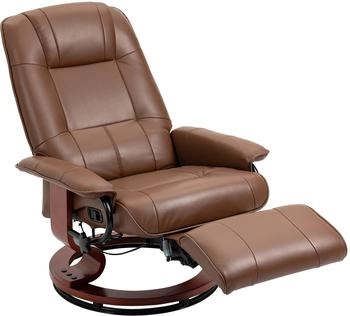 HomCom Relaxsessel drehbar (833-621) braun