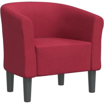 vidaXL Clubsessel Weinrot Stoff 70x56x68 cm (356427)
