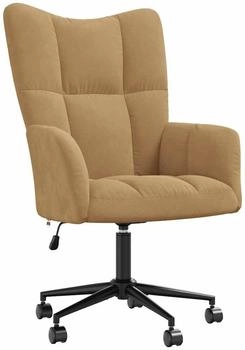 vidaXL Relaxsessel Braun Samt (328180)