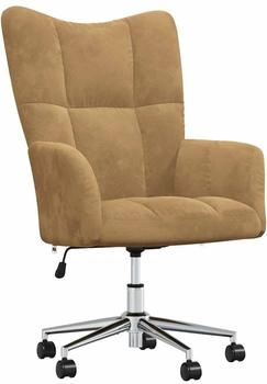 vidaXL Relaxsessel Braun Samt (328169)