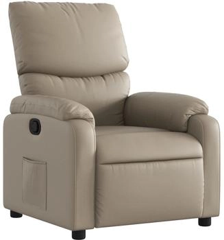 vidaXL Relaxsessel Cappuccino-Braun Kunstleder (373440)