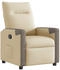 vidaXL Relaxsessel Creme Stoff (4104842)