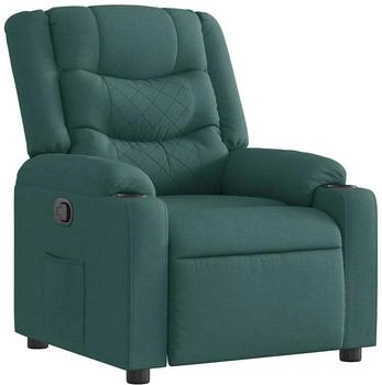 vidaXL Relaxsessel Dunkelgr&uuml;n Stoff (4019925)