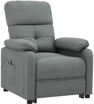 vidaXL Relaxsessel Elektrisch Dunkelgrau Stoff 73x90x100 cm (3073803)