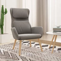 Relaxsessel Hellgrau Samt Vidaxl