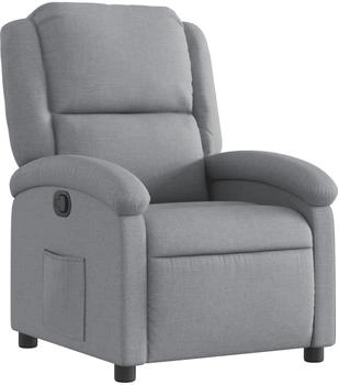 vidaXL Relaxsessel Hellgrau Stoff (371751)