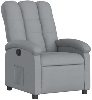 vidaXL Relaxsessel Hellgrau Stoff (371727)