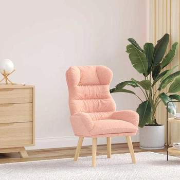 vidaXL Relaxsessel in Pink aus wickelartigem Stoff (42001882)