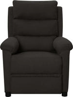 vidaXL Relaxsessel Schwarz Stoff