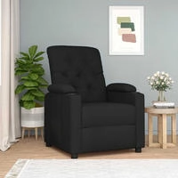 vidaXL Relaxsessel Schwarz Stoff