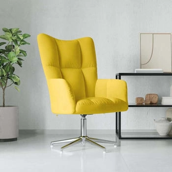 vidaXL Relaxsessel Senfgelb Samt 62x68x91 cm (328124)