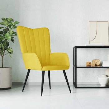 vidaXL Relaxsessel Senfgelb Samt 61x70x96 (327684)
