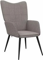 vidaXL Relaxsessel Taupe Stoff