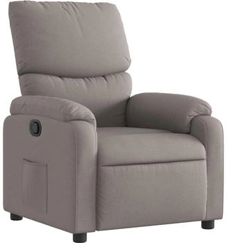 vidaXL Relaxsessel Taupe Stoff (373418)
