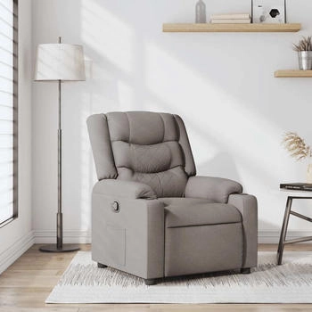 vidaXL Relaxsessel Taupe Stoff (4019926)