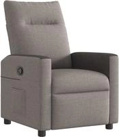 vidaXL Relaxsessel Taupe Stoff