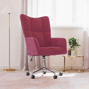 vidaXL Relaxsessel Weinrot Samt (328166)