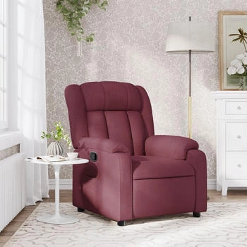 vidaXL Relaxsessel Weinrot Stoff (373577)