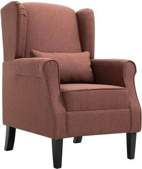 vidaXL Sessel Braun Stoff 68x73x101 cm (248617)