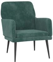 vidaXL Sessel Dunkelgr&uuml;n 62x79x79 cm Samt