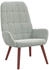 vidaXL Relaxsessel Hellgrau Samt (4102632)