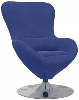vidaXL Egg Chair velvet blue (42002734)