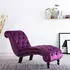 vidaXL Chaiselongue Lila Samt (248612)