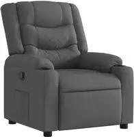 vidaXL Relaxsessel Dunkelgrau Stoff
