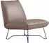 Egoitaliano Lia Loungesessel Leder (BULL) Beige/Safari (Lia)