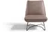 Egoitaliano Lia Loungesessel Leder (BULL) Beige/Safari (Lia)