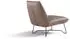 Egoitaliano Lia Loungesessel Leder (BULL) Beige/Safari (Lia)