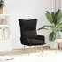 vidaXL Sessel Stoff & Sperrholz Schwarz 69x74x93cm (42001867)