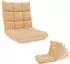 Mendler HWC-N43 Bodensessel Klappsessel 6 Relaxpositionen Samt beige (106906)