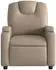 vidaXL Relaxsessel mit Getränkehalter Kunstleder Cappuccino (372395)