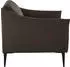 Willi Schillig Sally Cocktailsessel Longlife Xtra-Leder braun, Metallfüße schwarz (Z59)
