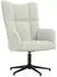 vidaXL Relaxsessel mit Hocker Cremeweiß Samt (328115)