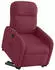 vidaXL Relaxsessel mit Aufstehhilfe Stoff Weinrot (3302975)