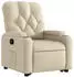 vidaXL Relaxsessel mit Aufstehhilfe Creme Stoff (3204719)