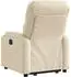 vidaXL Relaxsessel mit Aufstehhilfe Creme Stoff (3204719)