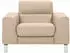 Calia Italia Simon Loungesessel Leder beige, 112x81x94cm