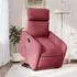 vidaXL Relaxsessel mit Aufstehhilfe Weinrot Stoff (3206702)