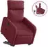 vidaXL Relaxsessel mit Aufstehhilfe Weinrot Stoff (3206702)