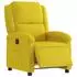 vidaXL Elektrischer Relaxsessel Samt Gelb (3204285)