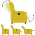 vidaXL Elektrischer Relaxsessel Samt Gelb (3204285)