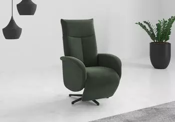 sit&more Juma TV-Sessel Drehfunktion & Kopfteilverstellung, Jungle, 90% Polyester (Juma)