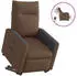 vidaXL Relaxsessel mit Aufstehhilfe Elektrisch Braun Stoff (3324069)